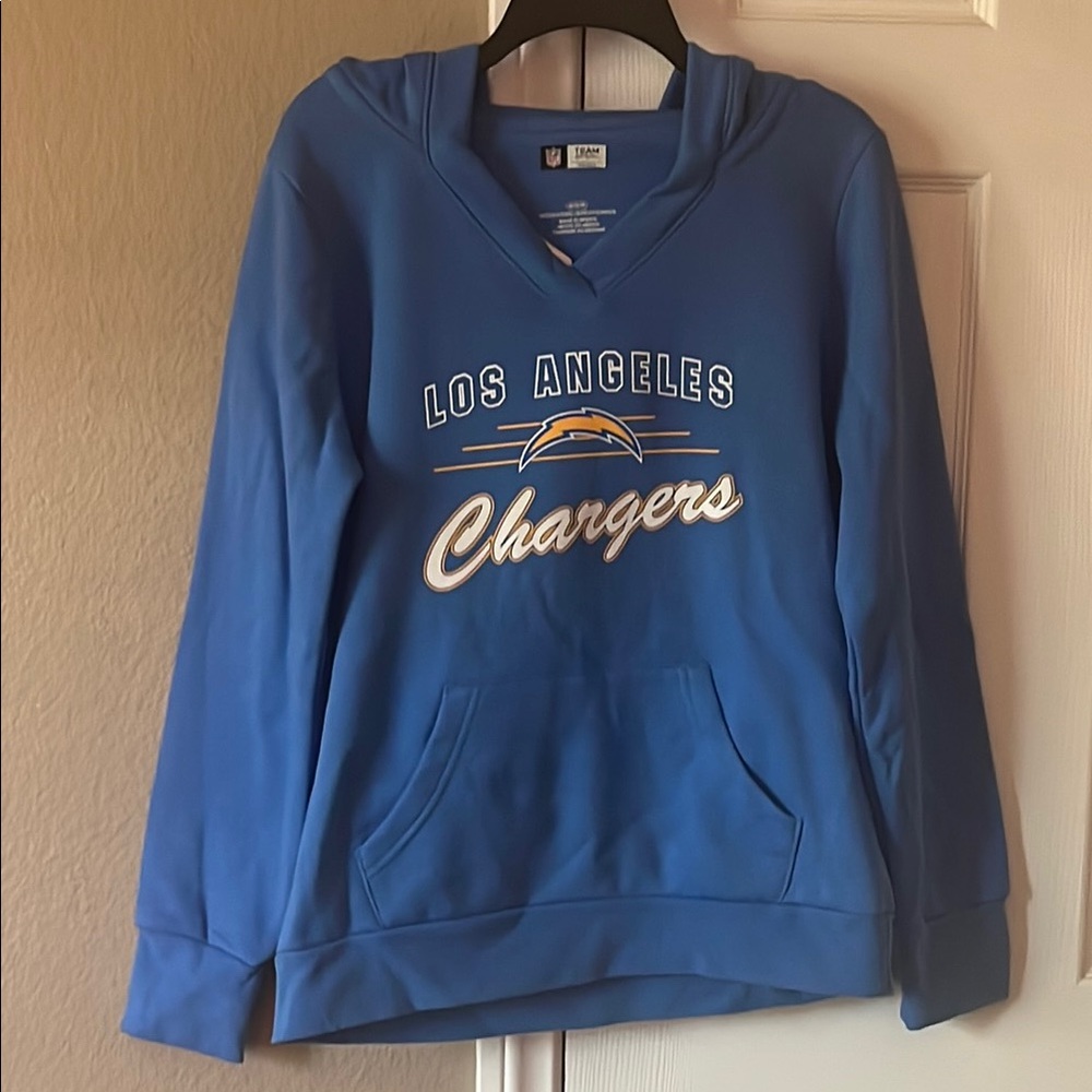 NFL Los Angeles Chargers Blue Women's Hoodie Medium